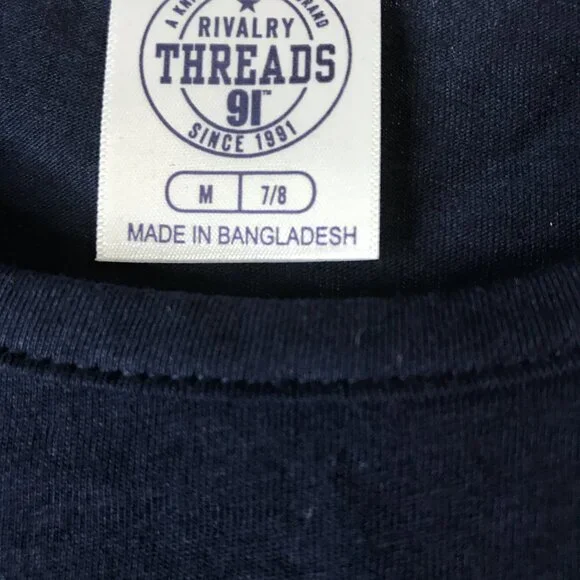 Little Girls Rivalry Threads Michigan Wolverines T-Shirt M 7/8 Navy - Picture 2 of 7